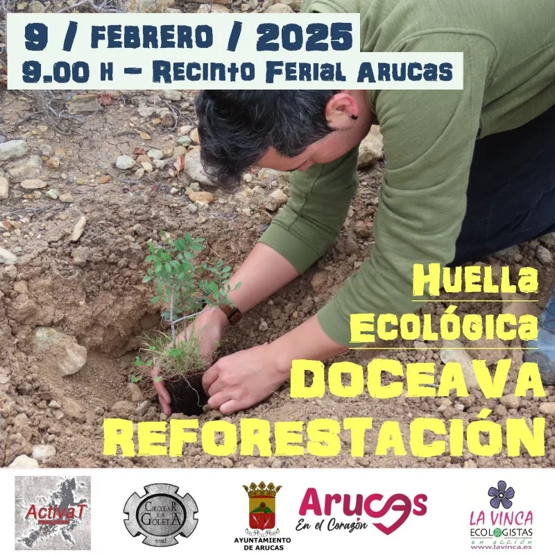 huella-ecologica Reforestación participativa en Arucas, con motivo del Circular La Goleta